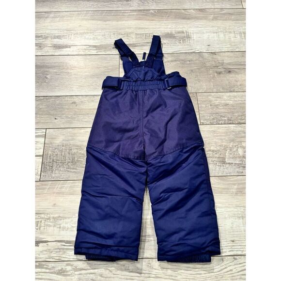Cat & Jack navy blue snow pants/snow bibs toddler size 2 - Picture 8 of 11
